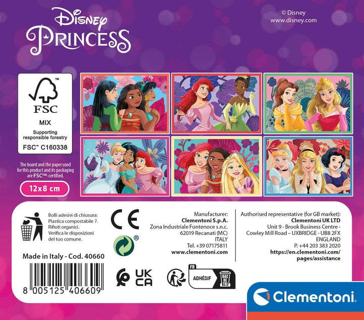 Rompecabezas Cubos Disney Princesas Clementoni Para Niños