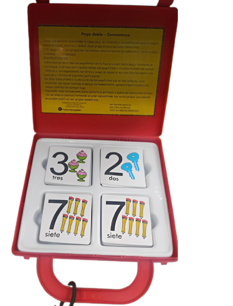 Juego Didáctico Pegatable Números Para Niños