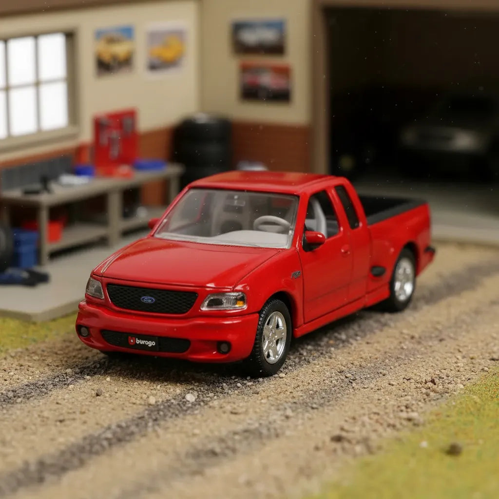 Carro A Escala 1/43 Ford Svt F-150 Lightning Rojo
