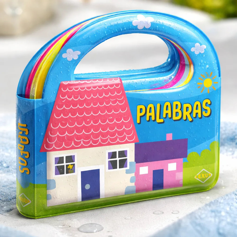 Libro Didáctico Ilustrado Para El Baño Palabras Para Niños