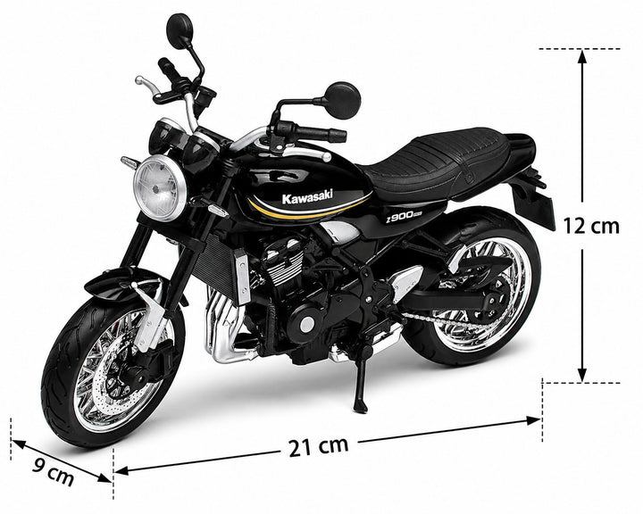Moto Coleccionable 1/12 McKawasaki Z900rs Negro