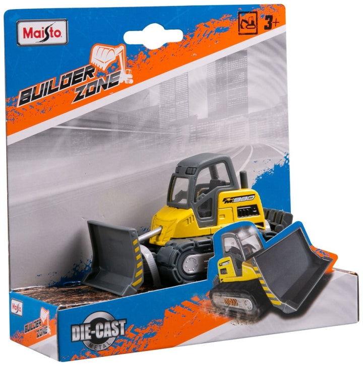 Carro A Escala Bulldozer Street Loader Maisto