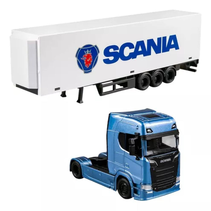 Camión Con Trailer Escala 1/43 Bburago