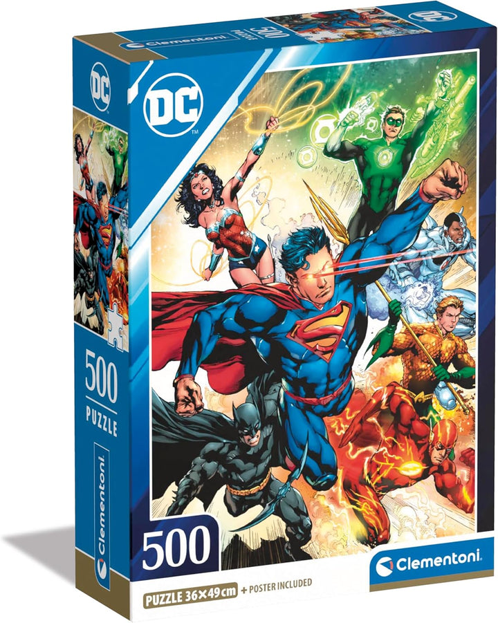 Rompecabezas 500 Piezas Superhéroes Dc