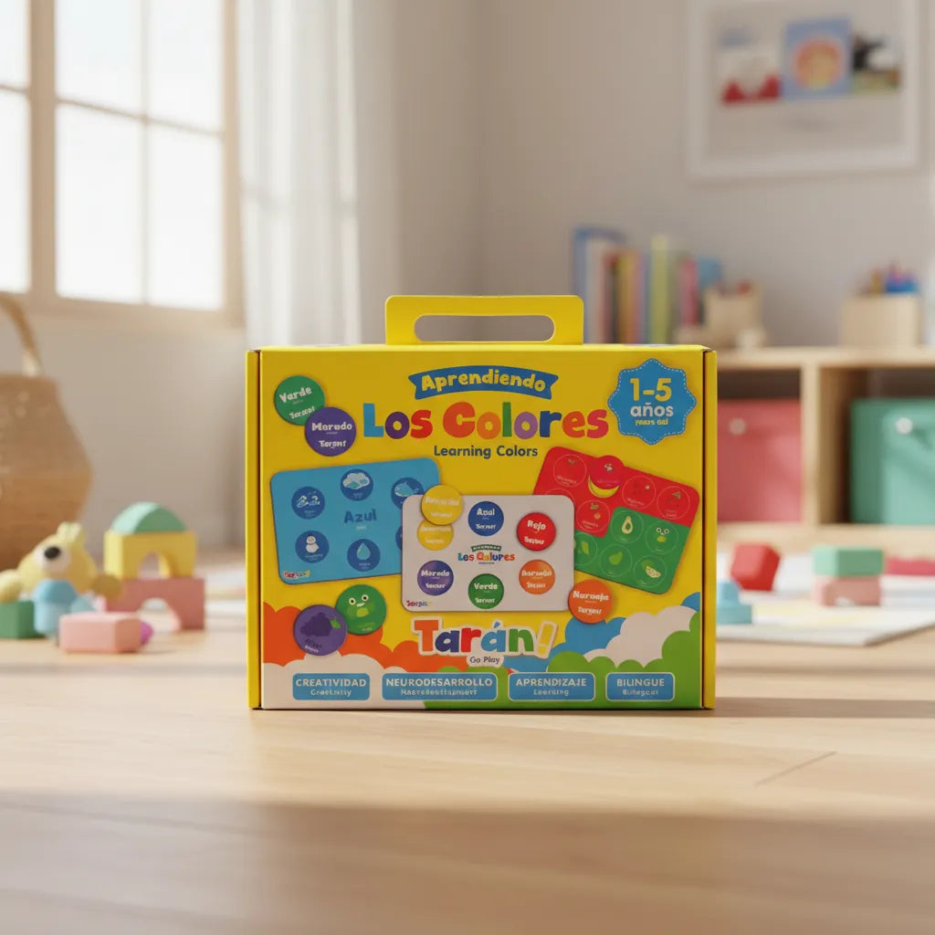 Juego Didáctico Aprendiendo Los Colores Para Niños