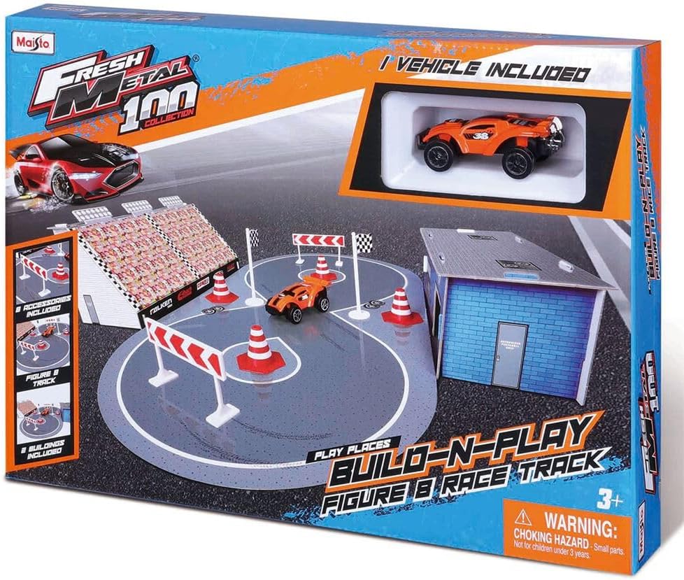 Juego Pista De Carreras Y Obstáculos Para Niños