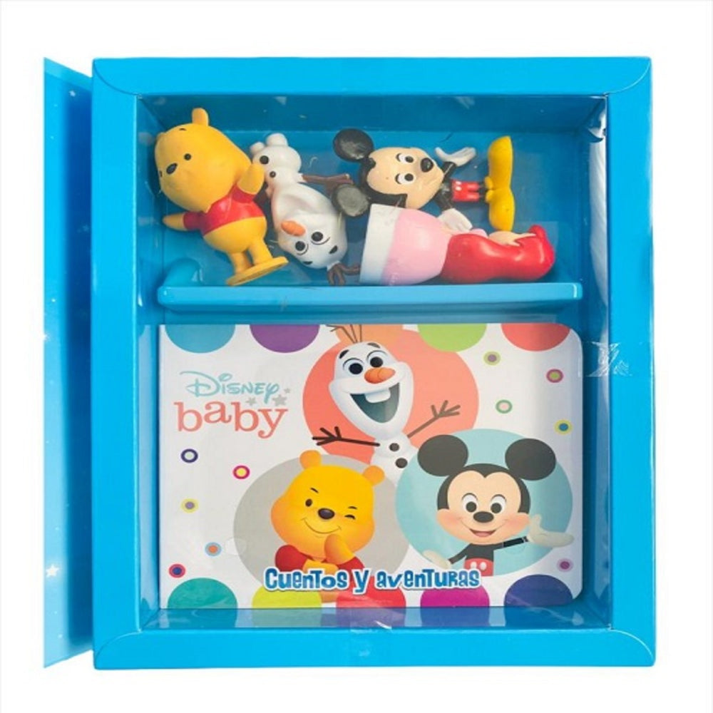 Libro Infantil Disney Baby Con 4 Figuras Para Niños