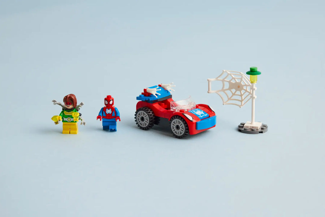 Juego Lego Marvel Auto De Spidey Y Doc Ock Para Niños