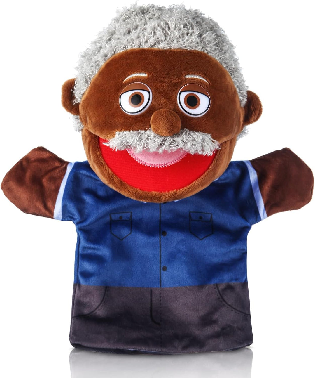 Juguete Didáctico Títere Marioneta Abuelo Para Niños