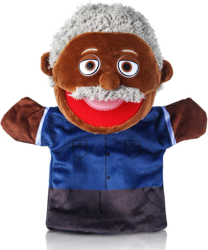 Juguete Didáctico Títere Marioneta Abuelo Para Niños