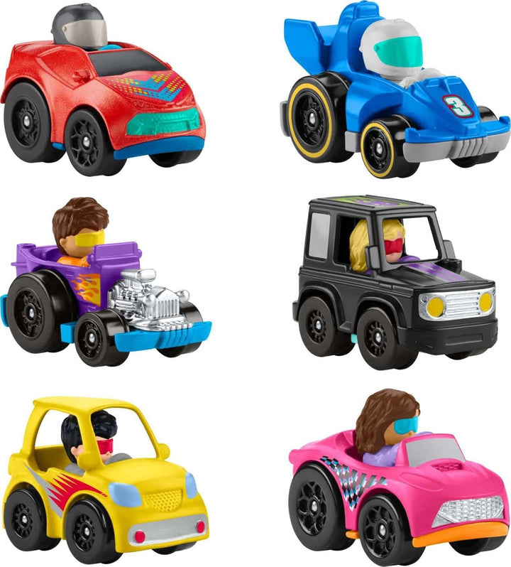 Set Motricidad Little People Wheelies 6 Unidades Para Niños