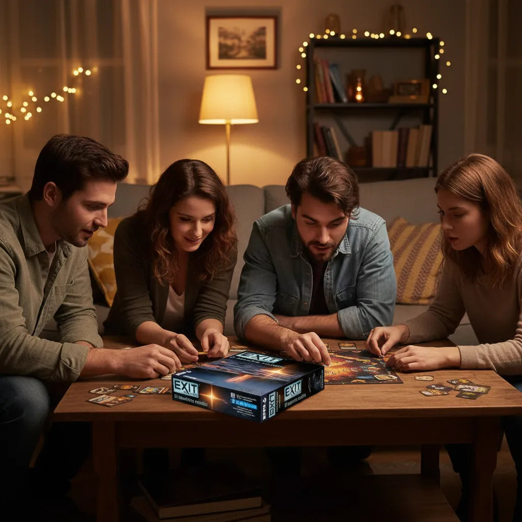 Juego De Mesa Exit El Laberinto Maldito Niños Adultos