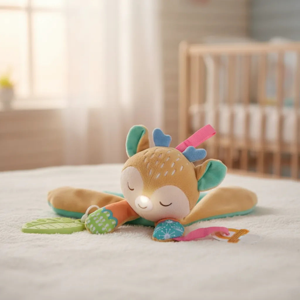 Peluche Cervatilla Con Luz Y Chupete Para Bebés