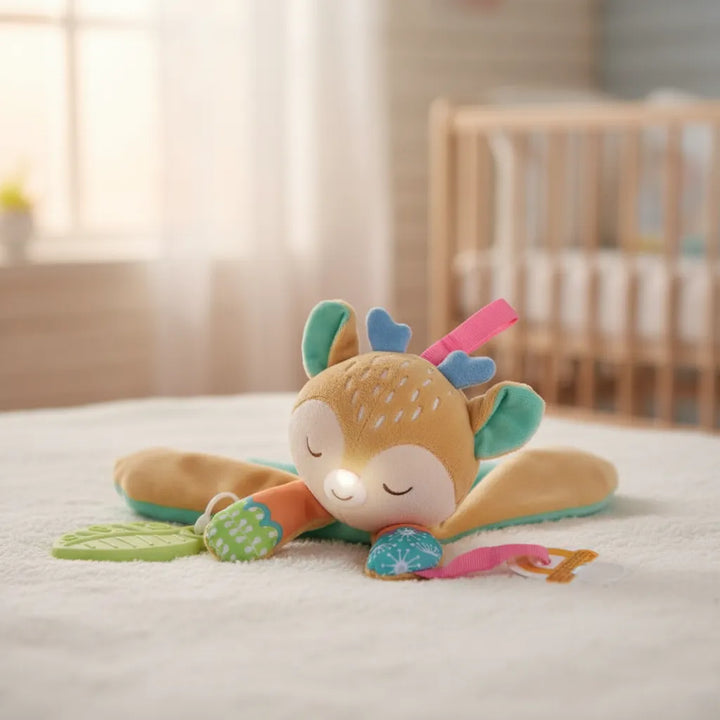 Peluche Cervatilla Con Luz Y Chupete Para Bebés