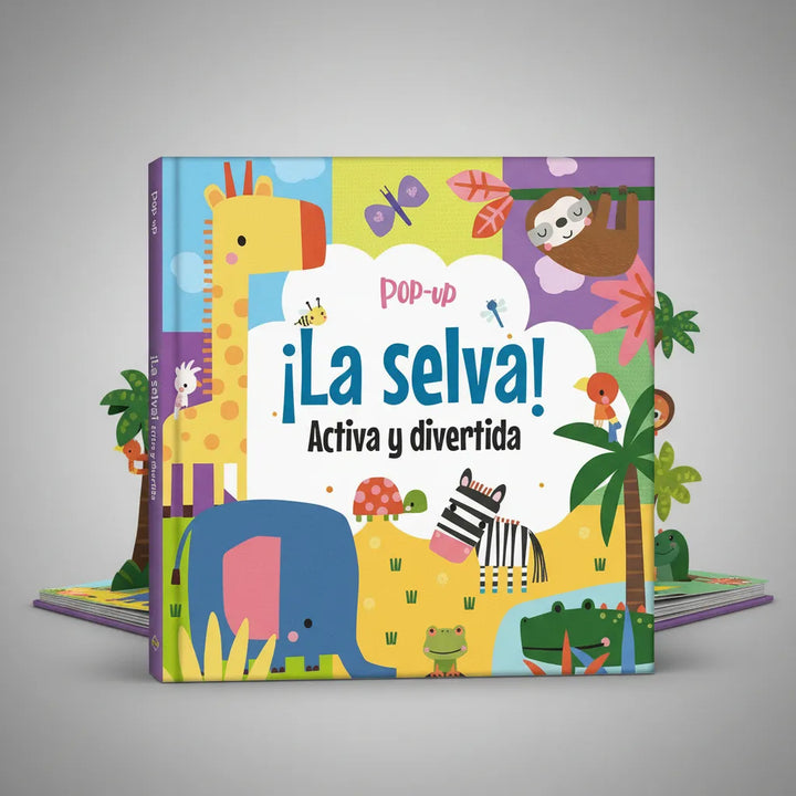 Libro La Selva Activa Y Divertida Pop-up Para Niños