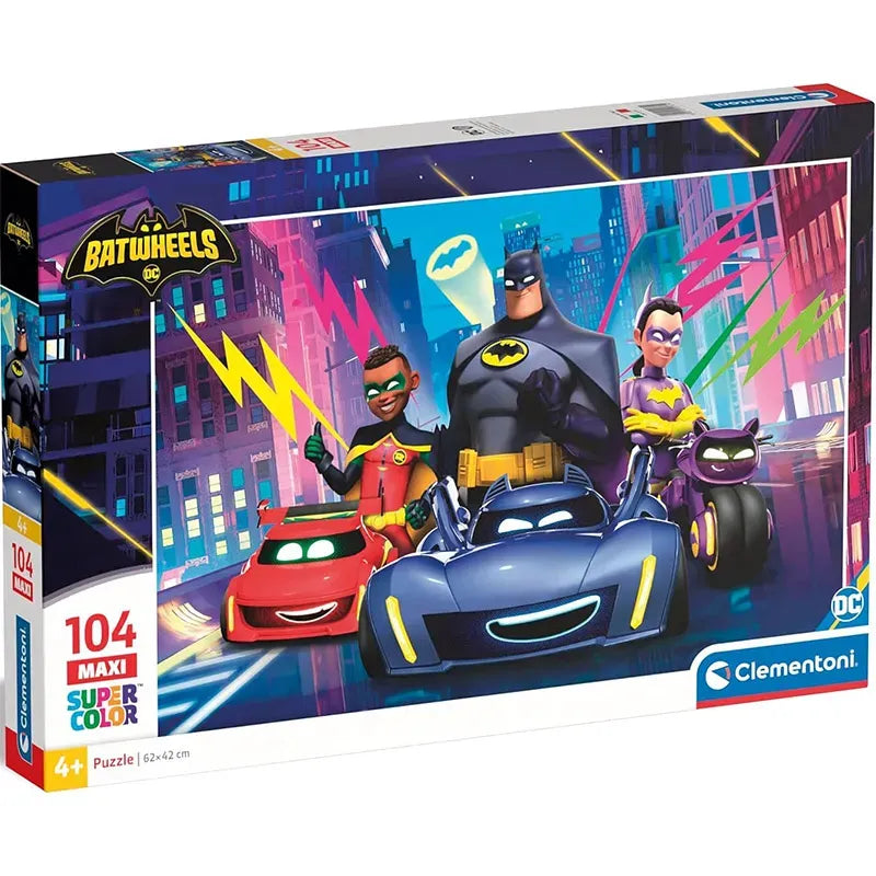 Rompecabezas 104 Maxi Piezas Batwheels Clementoni Niños