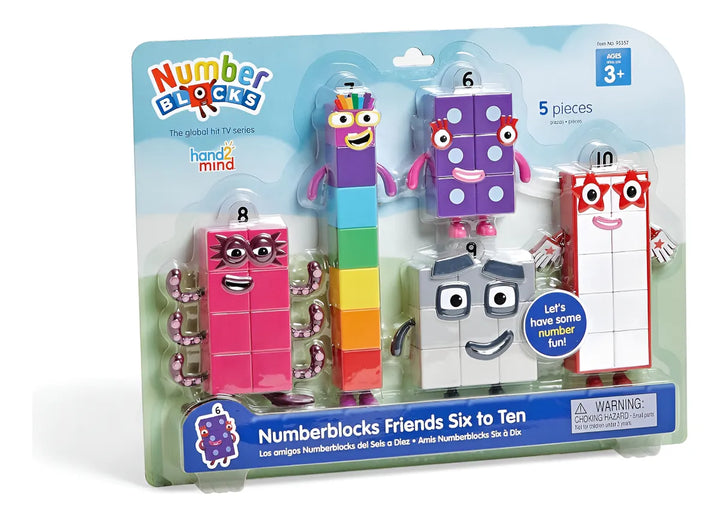 Juego Figuras Numberblocks Del 6 Al 10 Niños