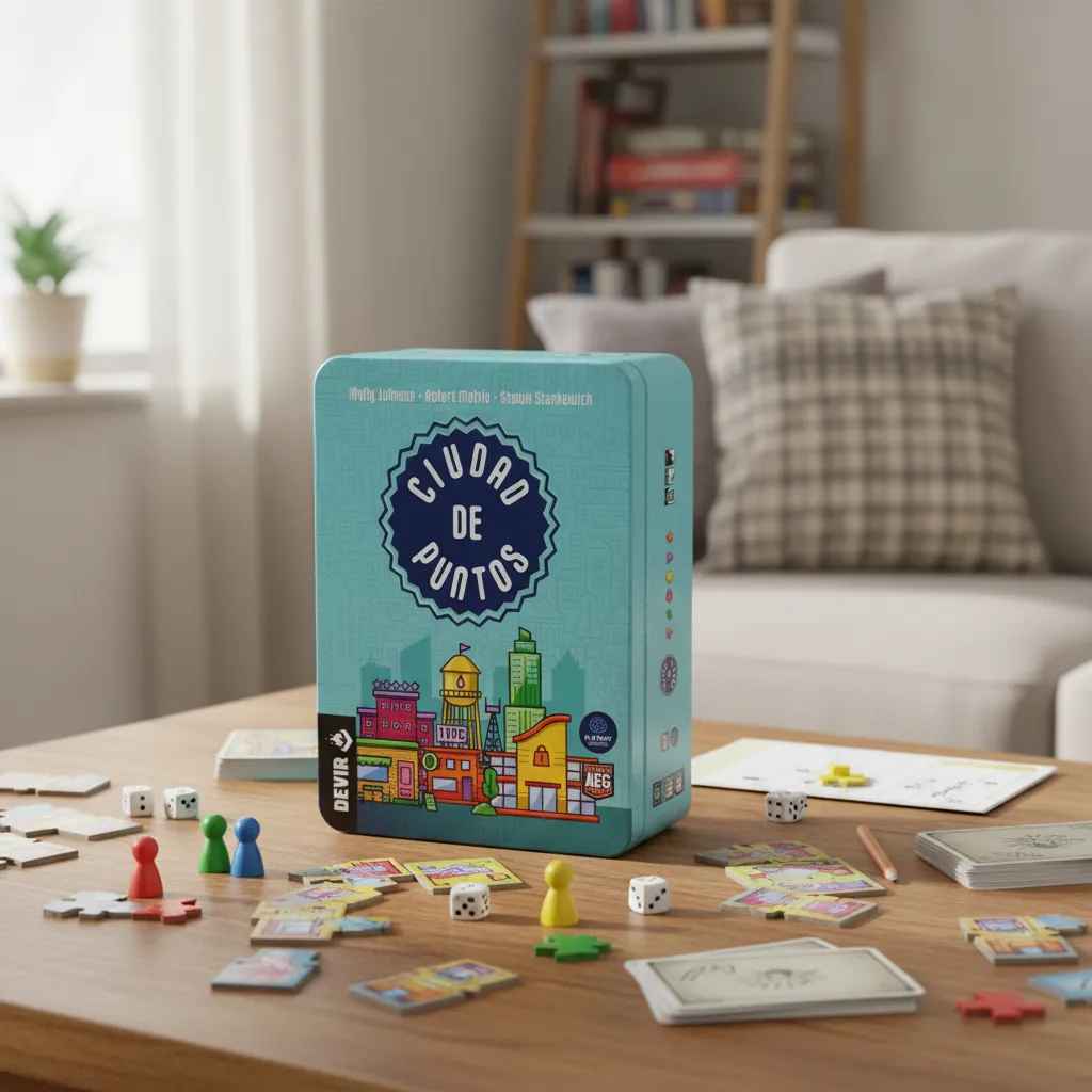Juego De Cartas Ciudad De Puntos Estratégico