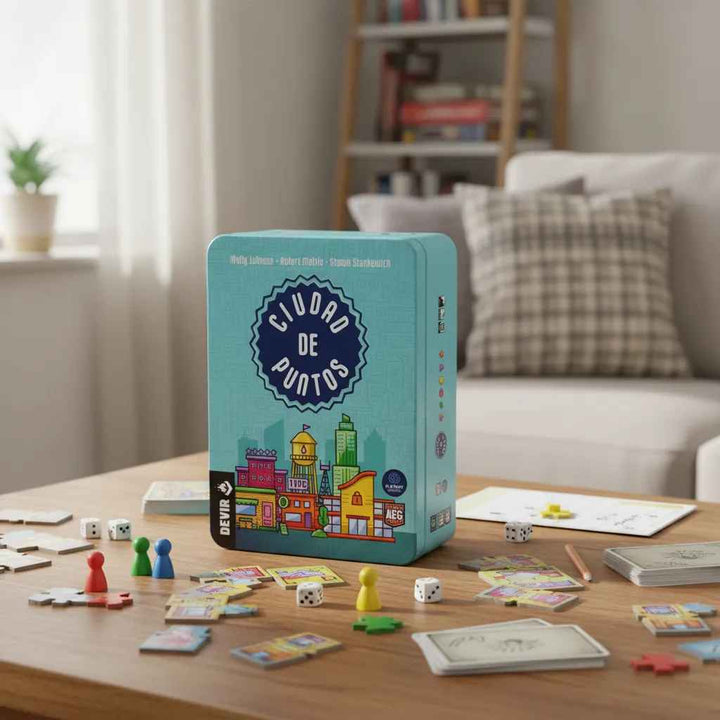 Juego De Cartas Ciudad De Puntos Estratégico