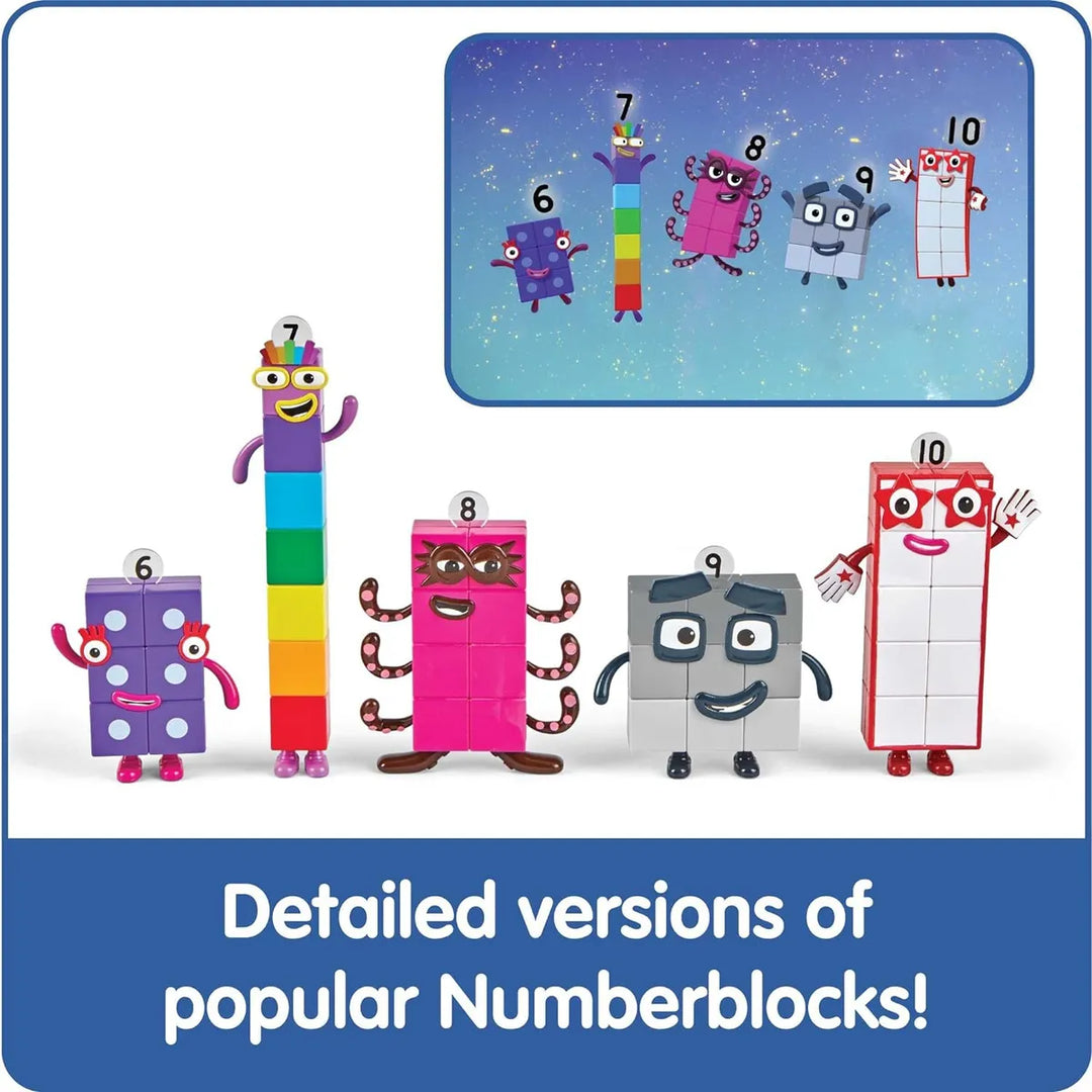 Juego Figuras Numberblocks Del 6 Al 10 Niños