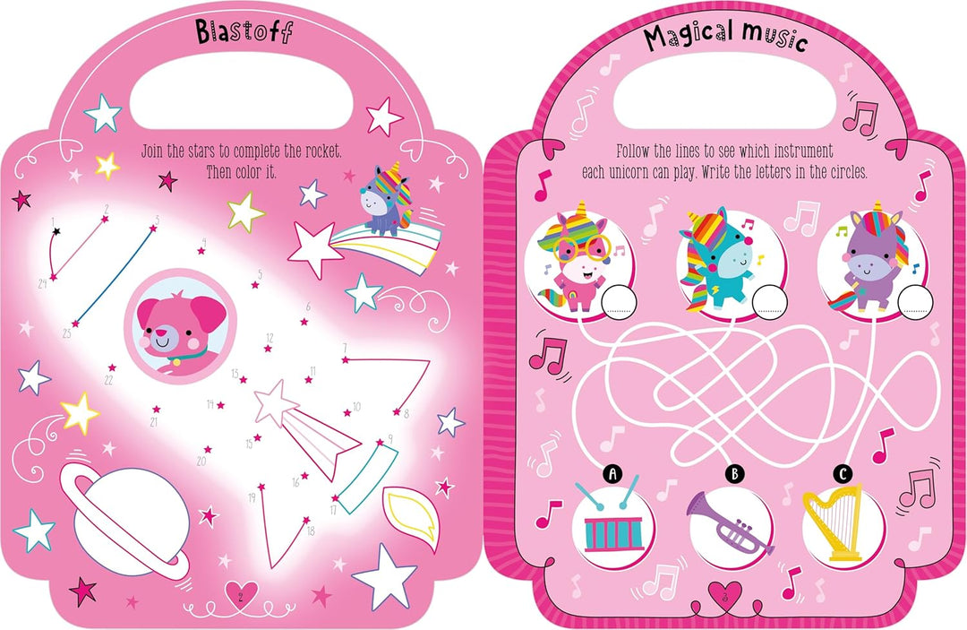 Libro Infantil De Actividades Con Stickers Para Niñas