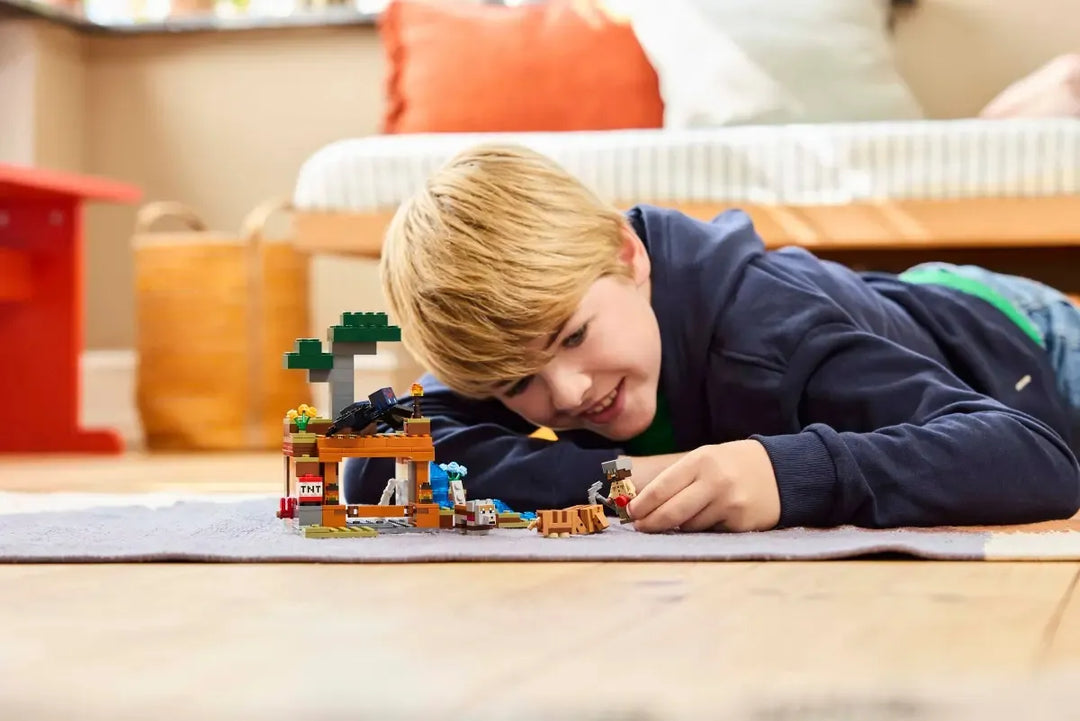 Lego Minecraft La Expedición Minera Del Armadillo 247 Piezas