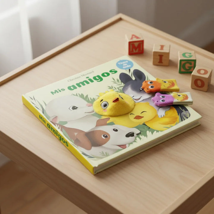 Libro Mis Amigos Títeres Dedos Para Niños