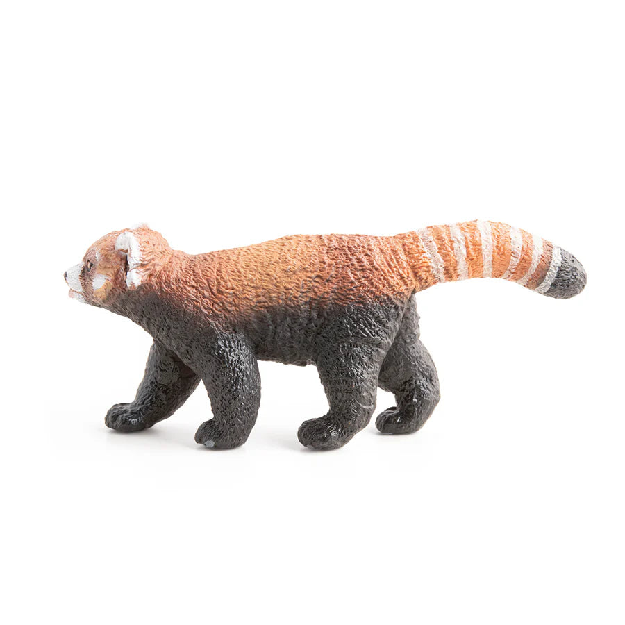 Figura Coleccionable Panda Rojo Pintados A Mano Papo Niños