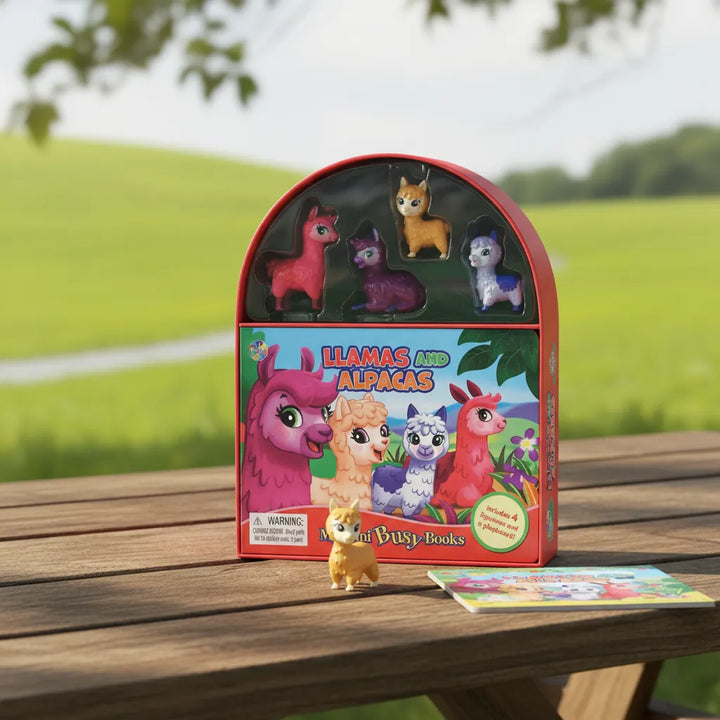 Libro y Juego 2 En 1 Animales Llamas Y Alpacas