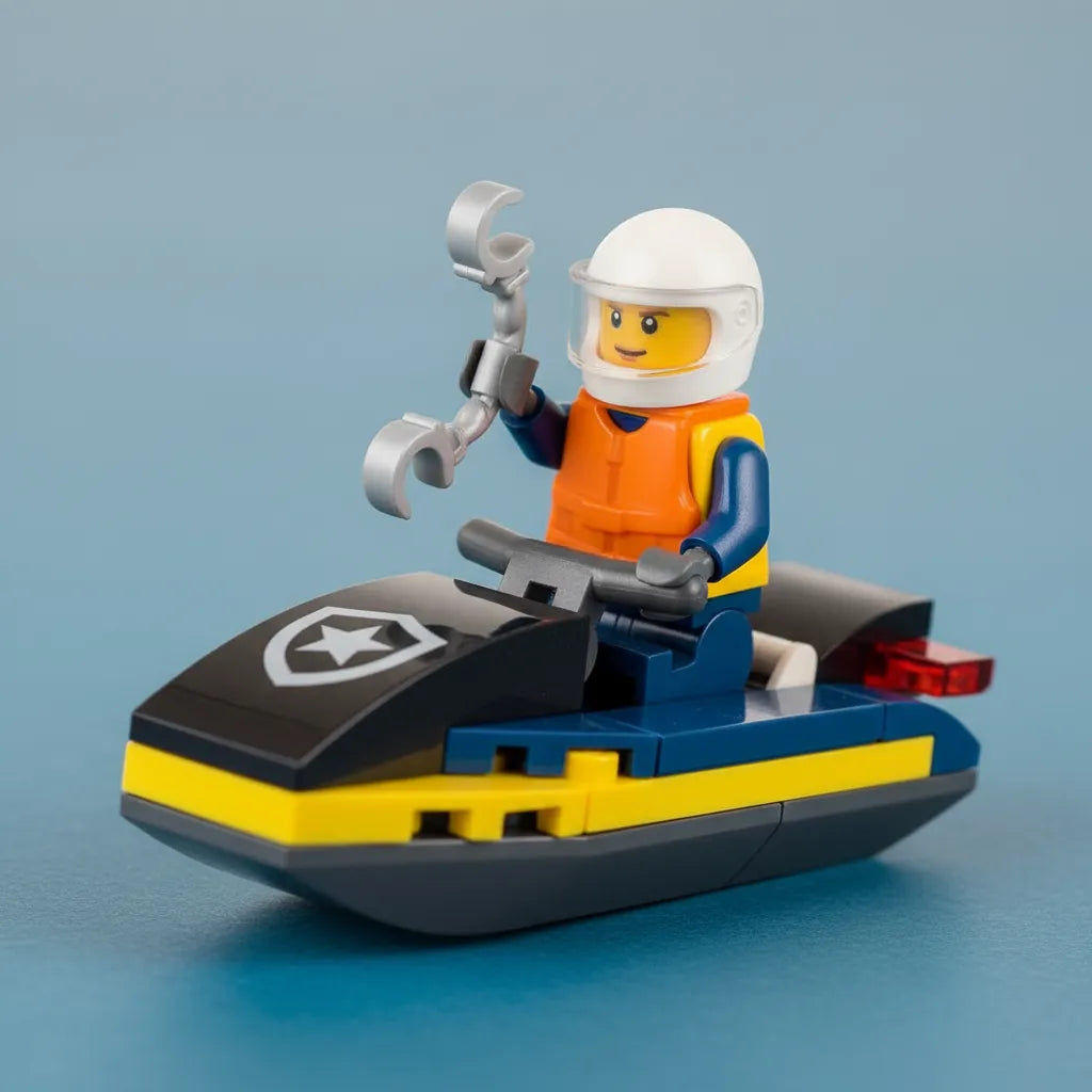 Juego Lego Moto Acuática 29 Piezas Para Niños