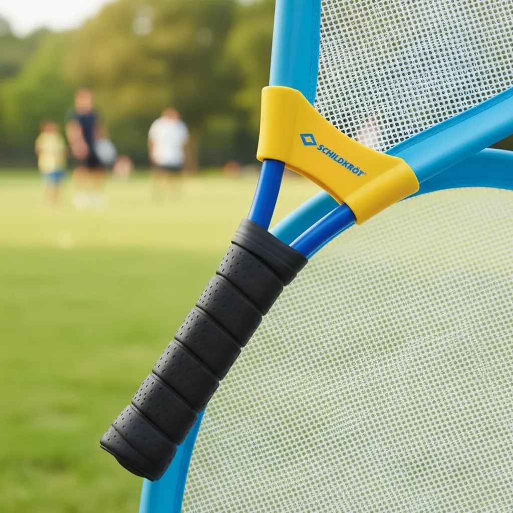 Set De Raquetas Grande De Tenis Y Bádminton