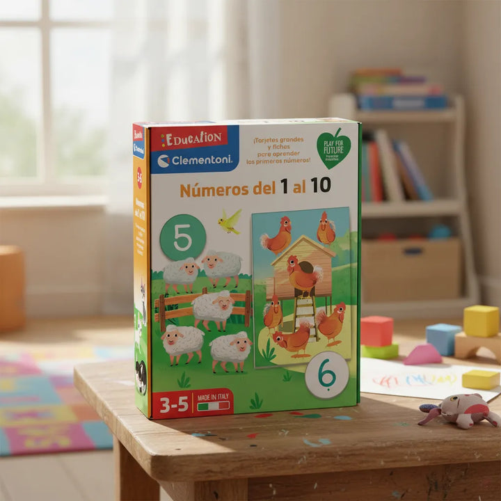 Juego Didactico Números Del 1 Al 10 Para Niños