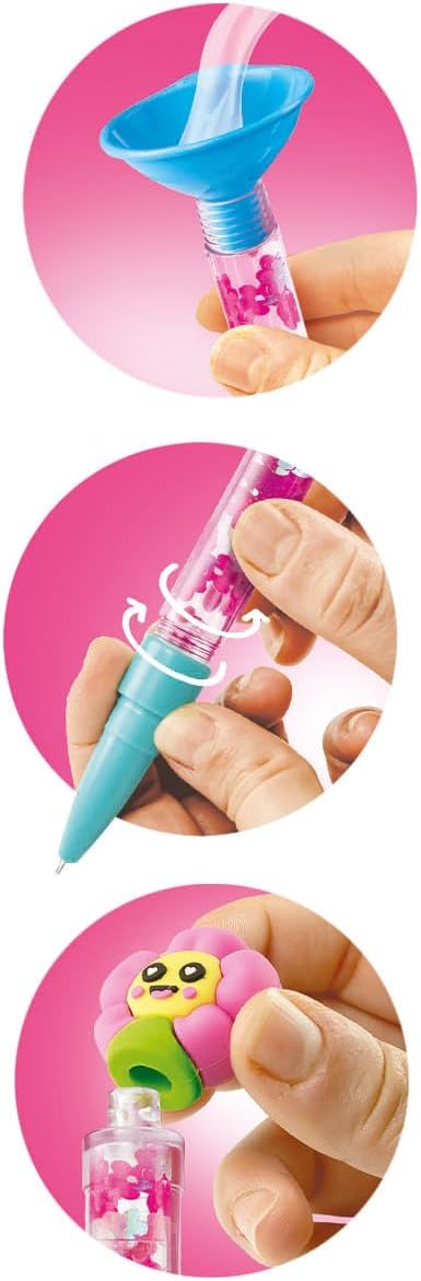 Juego Kit Crea Bolígrafos Diseño Tropical Para Niños Niñas