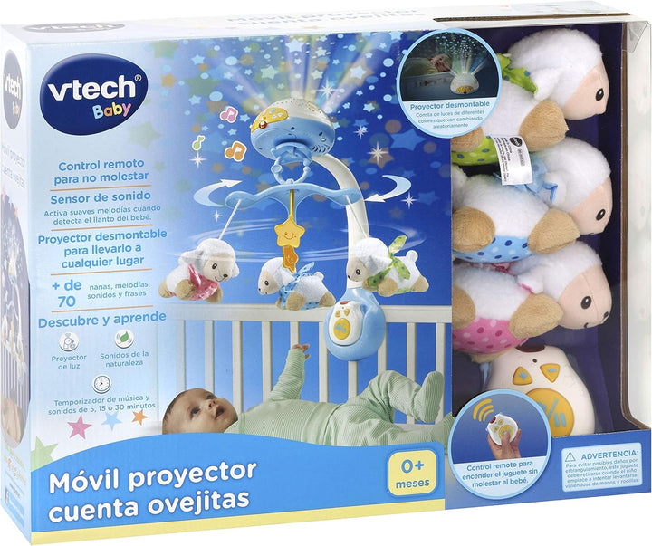 Móvil Para Bebé Ovejitas Con Luces Y Sonido