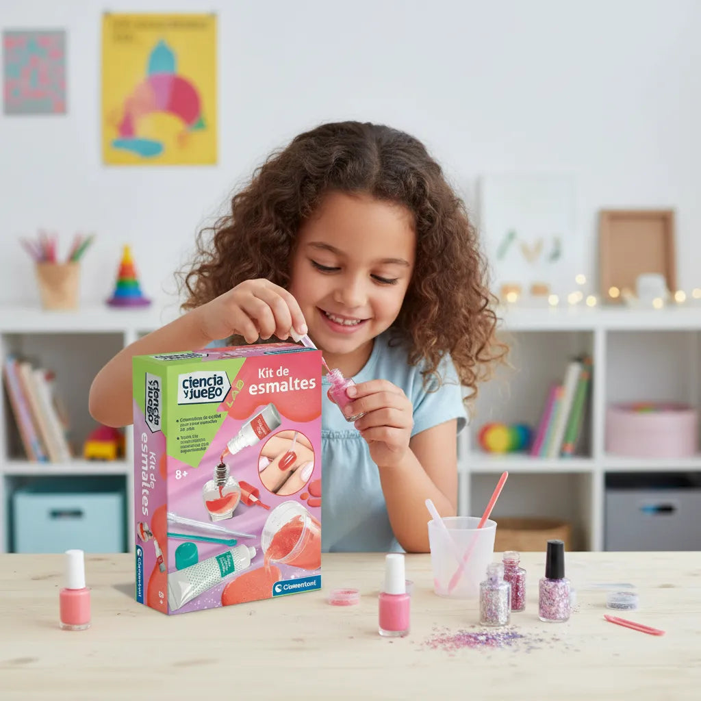 Juego Crea Esmaltes Brillantes Para Niños