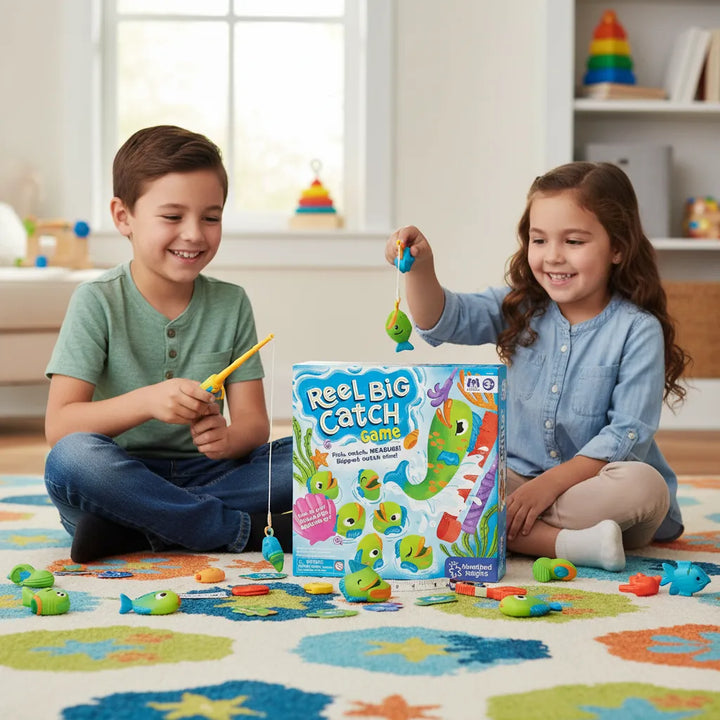 Juego Didáctico De Pesca Con Peces divertidos Niños