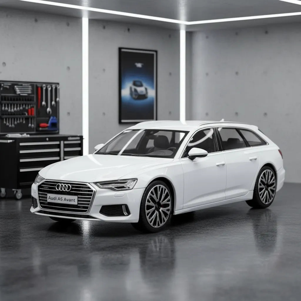 Carro Coleccionable 1/43 Bburago Audi A6 Avant Blanco