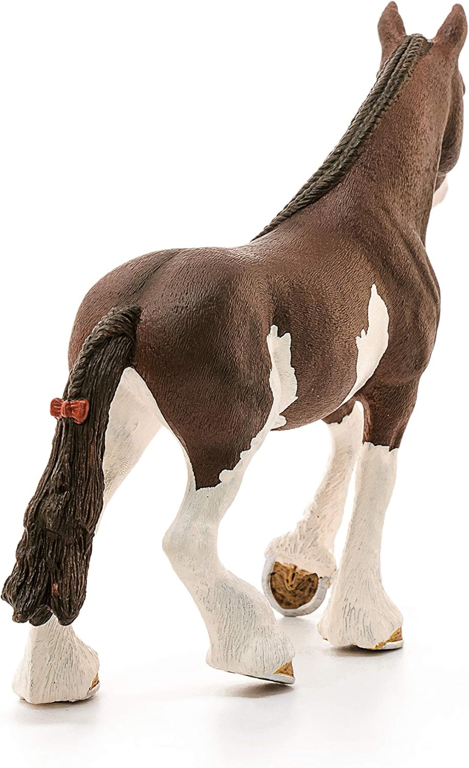 Figura Yegua Clydesdale Pinto Pintada A Mano