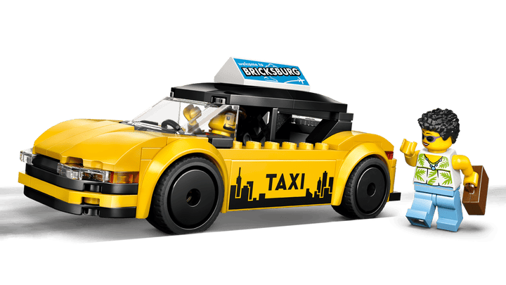 Juego De Construcción Taxi Amarillo 122 Piezas Lego Original