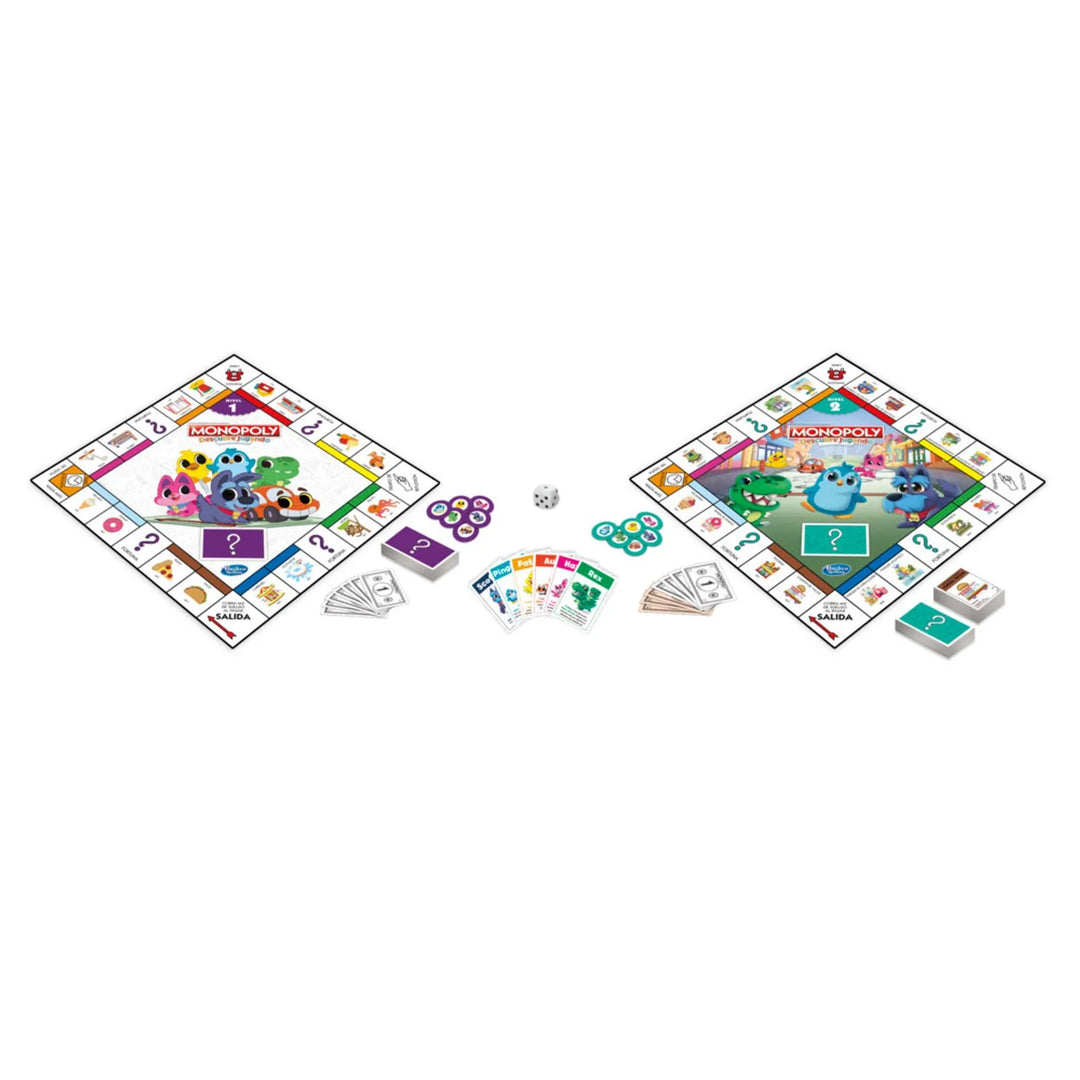 Juego De Mesa Monopoly Descubre Jugando Niños