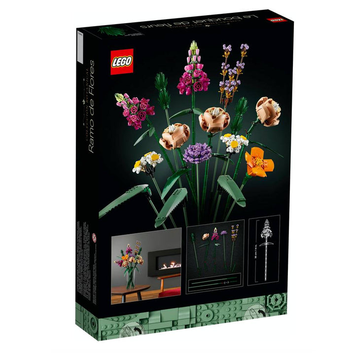 Juego Lego 756 Piezas Ramo De Flores Adultos