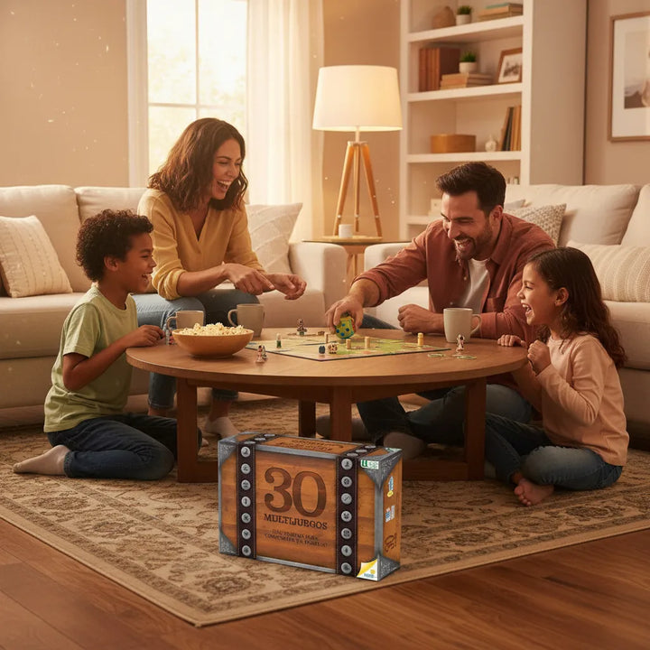 Juego De Mesa Multijuegos X 30 Juegos Familia Niños