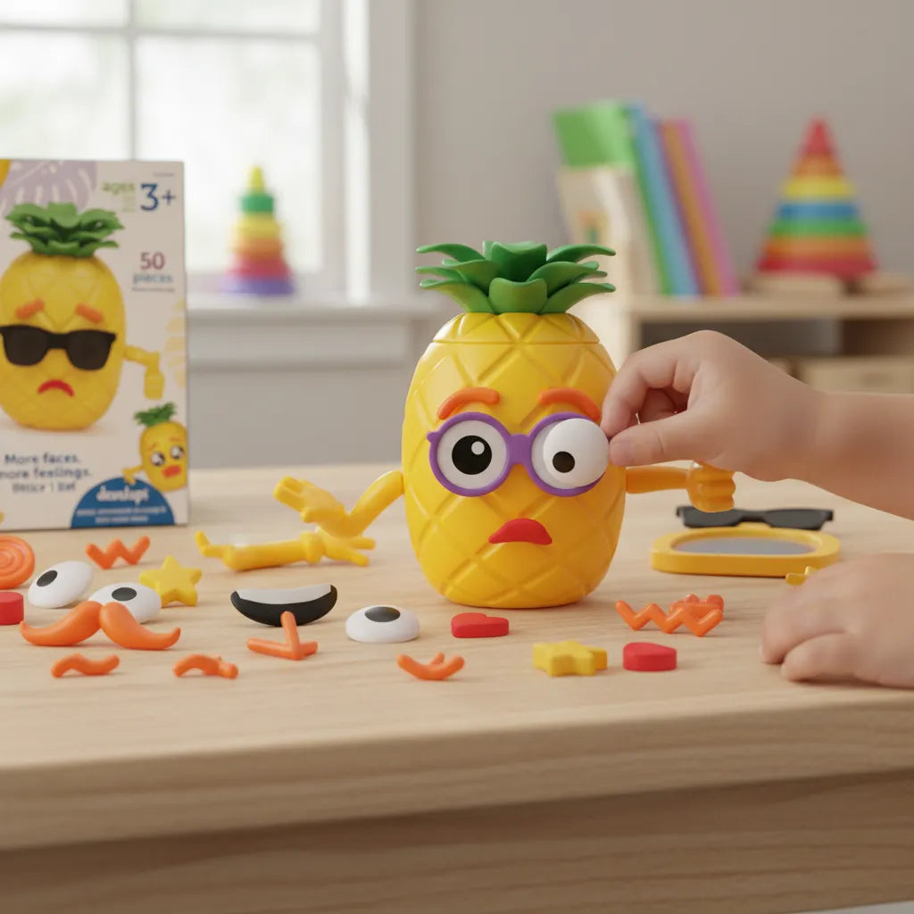 Juego De Motricidad Fina Piña De Las Emociones