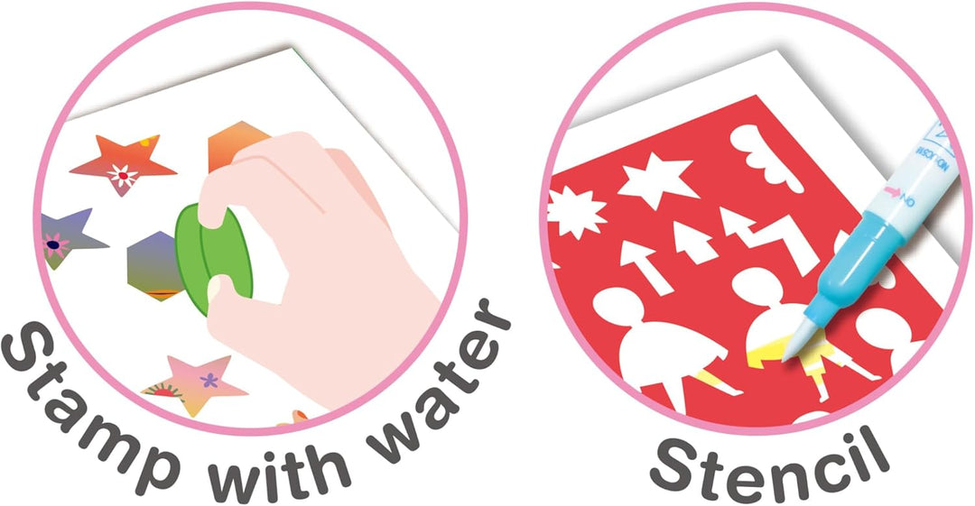 Libro De Pintura Mágica Con Agua Para Niños