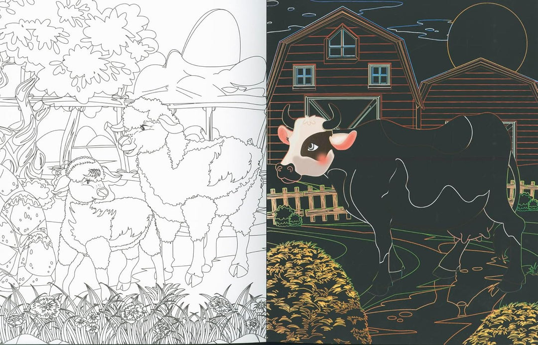 Libro Animales De La Granja Raspa Y Descubre Para Niños