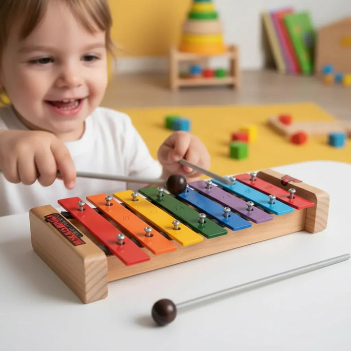 Juguete Musical Xilófono Carrillón X 8 Notas Para Niños