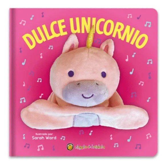 Libro Dulce Unicornio Con Títere Para Niños