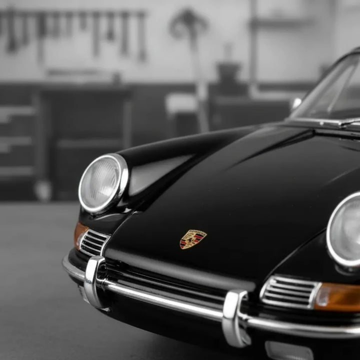Carro Coleccionable A Escala 1:32 Porche 911 1967 Negro