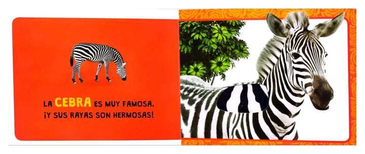 Libro Infantil Texturas Animales De La Sabana
