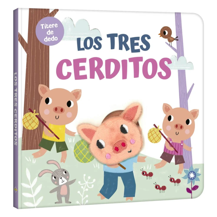Libro Clásicos Los Tres Cerditos Titeres Niños